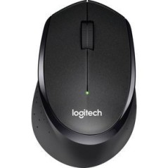 Logitech B330 Silent Plus Wireless Optical Mouse - Smooth, Silent & Stylish in Black - SKU: 5099206066717